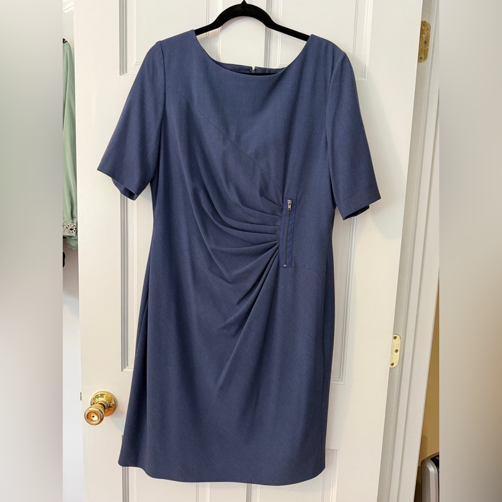 Elegant Navy Blue Dress
